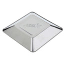 4.7" x 4.7" Square Stainless Steel Barbecue Skewers Plate Dinner Dish Outdoor Camping Food Dish