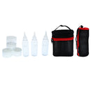 3pcs 150ml Squeeze Condiment Bottle + 4pcs Spice Jar/ Seasoning Box with Bag Kitchen Outdoor Cooking Camping Travel Picnic BBQ