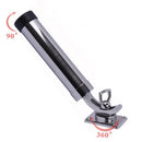 Marine Grade 316 Stainless Steel 360 Degree Adjustable Boat Yacht Fishing Rod Holder Tube Rack Pole Rest Deck Mount Bracket