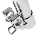 Adjustable High Polished 316 Stainless Steel Marine Boat Yacht Fishing Rod Holder Rack Mount Bracket Clamp On for 1''/25mm Rails