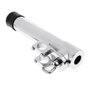 Adjustable High Polished 316 Stainless Steel Marine Boat Yacht Fishing Rod Holder Rack Mount Bracket Clamp On for 1''/25mm Rails