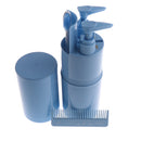 Portable Multifunctional Business Trips Travel Outdoor Bottles Set Blue
