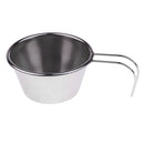 6pcs 50ml Stainless Steel Tea Wine Cup with Handle Mini Travel Hiking Camping Mug