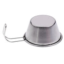6pcs 50ml Stainless Steel Tea Wine Cup with Handle Mini Travel Hiking Camping Mug