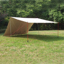 Waterproof Tent Tarp 10x16ft Multi-function Camping Shelter, Ripstop Hammock Rainfly, Snow Cover, Picnic Mat, Great for 3-4 Person