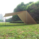 Waterproof Tent Tarp 10x16ft Multi-function Camping Shelter, Ripstop Hammock Rainfly, Snow Cover, Picnic Mat, Great for 3-4 Person