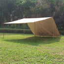 Waterproof Tent Tarp 10x16ft Multi-function Camping Shelter, Ripstop Hammock Rainfly, Snow Cover, Picnic Mat, Great for 3-4 Person