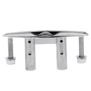 6" 155mm 316 Stainless Steel Pull-Up Cleat / Pop-Up Flush Mount Lift Cleat - Boat/Marine