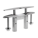 8" 200mm 316 Stainless Steel Pull-Up Cleat / Pop-Up Flush Mount Lift - Boat/Marine