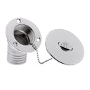 Boat Deck Fill / Filler Keyless Cap -1 1/2" Hose- Fuel Gas Stainless Steel