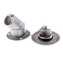 Boat Deck Fill / Filler Keyless Cap -1 1/2" Hose- Fuel Gas Stainless Steel