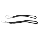 2 Pcs Black Flashlight Lanyard Water Bottle Wrist Hand Rope Outdoor Camping