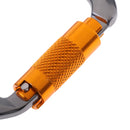 25KN / 6720 LB Professional Carabiner Auto/Twist/Self Locking D Ring Rock Climbing Karabiner Hook Keychain Outdoor Sport Too