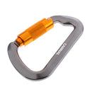 25KN / 6720 LB Professional Carabiner Auto/Twist/Self Locking D Ring Rock Climbing Karabiner Hook Keychain Outdoor Sport Too