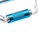 High Strength Professional 25KN Auto Locking Carabiner for Rock Climbing Mountaineering Rescue Dog Clip Hammock Hook