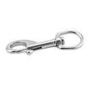 Stainless Steel 80mm Swivel Clip Bolt Snap Hook Dog Lead Leathercraft Accessories
