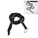 61.4'' Paddle Leash Fishing Rod and Gear Leash Safety Cord for Inflatable Boat, Canoe, Kayak (Black)