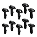 10 Pieces Plastic Snap Hooks Buckles for 25mm Webbing Strap Luggage Backpack