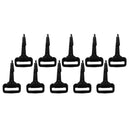 10 Pieces Plastic Snap Hooks Buckles for 25mm Webbing Strap Luggage Backpack
