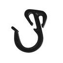 6 Pieces Plastic Shock Cord End Hooks For 5mm Elastic Rope Luggage Strap