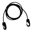 185cm x 5mm Replacement Elastic Shock Cord Bungee Rope with Hooks for Kayak Boat Canoe Raft Fishing Dinghy