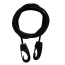 185cm x 5mm Replacement Elastic Shock Cord Bungee Rope with Hooks for Kayak Boat Canoe Raft Fishing Dinghy