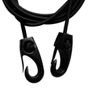 185cm x 5mm Replacement Elastic Shock Cord Bungee Rope with Hooks for Kayak Boat Canoe Raft Fishing Dinghy