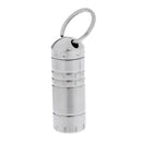 Titanium Waterproof Anti Rust Mini Toothpick/Earpick/Capsule Holder, Portable Outdoor Keychain Box