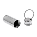 Titanium Waterproof Anti Rust Mini Toothpick/Earpick/Capsule Holder, Portable Outdoor Keychain Box