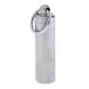 Outdoor Survival Waterproof Pill Bottle Container,56mm Stainless Steel Dry Storage Box Airtight Case Camping