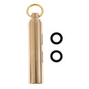 Brass Waterproof Pill Capsule Toothpick Holder Box Survival Waterproof Storage Container