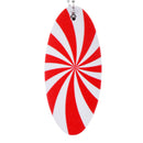 Lightweight EVA Floating Marine Kayak Boat Yacht Sailing Key Ring Key Chain Buoyant Float - Red and White Surfboard Shape