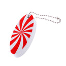 Lightweight EVA Floating Marine Kayak Boat Yacht Sailing Key Ring Key Chain Buoyant Float - Red and White Surfboard Shape