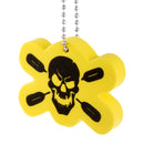 Lightweight EVA Foam Floating Key Ring Kayaking Canoe Sailing Yachting Boat Float Keychain - Skull Skeleton Shape
