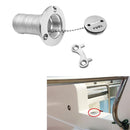 Heavy Duty 52mm 2'' Marine Garde 316 Stainless Steel Fuel Deck Fill Filler & Key Boat Yacht Flush Mount Hardware
