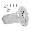 Heavy Duty 52mm 2'' Marine Garde 316 Stainless Steel Fuel Deck Fill Filler & Key Boat Yacht Flush Mount Hardware