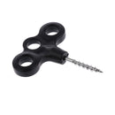 2.2" x 2.5" Tent Nail Thread Spike Peg Stake for Outdoor Camping Hiking Travel