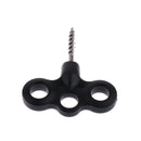 2.2" x 2.5" Tent Nail Thread Spike Peg Stake for Outdoor Camping Hiking Travel