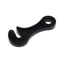 Black Plastic Guyline Cord Adjuster Tent Wind Rope Fastener Tensioner Camping Hiking Canopy