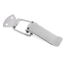 Silver 316 Stainless Steel Marine Boat Yacht Locker Anti-Rattle Latch Hatch Door Fastener Clamp Lockable 5" x 1.5"
