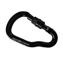 25kN / 5600lbs Aluminium Locking Climbing Carabiner Clip with Screw Gate CE Certified for Mountain Rock Tree Climbing Exploring
