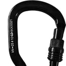 25kN / 5600lbs Aluminium Locking Climbing Carabiner Clip with Screw Gate CE Certified for Mountain Rock Tree Climbing Exploring