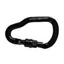 25kN / 5600lbs Aluminium Locking Climbing Carabiner Clip with Screw Gate CE Certified for Mountain Rock Tree Climbing Exploring