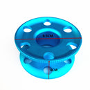 Blue Performance Durable Aluminum Alloy Scuba Diver Finger Reel Wreck Cave Diving Tech Guide Line Spool