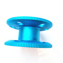 Blue Performance Durable Aluminum Alloy Scuba Diver Finger Reel Wreck Cave Diving Tech Guide Line Spool