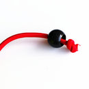 Pack 10 Black Plastic Elastic Shock Cord Ball Stopper Lock End Toggle Buckle Fastener Stop