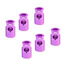 Lot 6 Shock Cord Stopper Lock End Toggle Buckle for Drawstring Rope Shoelace