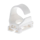 Universal White Plastic Snorkel Clip Keeper Retainer for Scuba Diving and Snorkeling 1inch Diameter