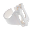 Universal White Plastic Snorkel Clip Keeper Retainer for Scuba Diving and Snorkeling 1inch Diameter