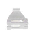 Universal White Plastic Snorkel Clip Keeper Retainer for Scuba Diving and Snorkeling 1inch Diameter